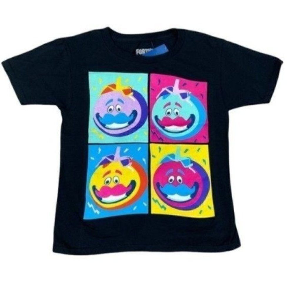 Fortnite Shirts Tomatohead Leader Grid Graphic Video Game Fan size Sm (6/7)